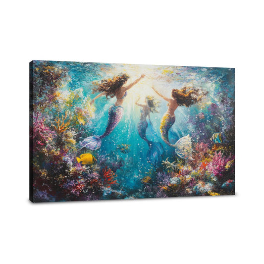 Joyful Mermaid Kingdom Canvas - Main Image