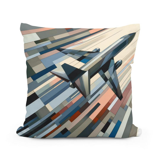 Abstract Flight Patterns Cotton Cushion - Main Image