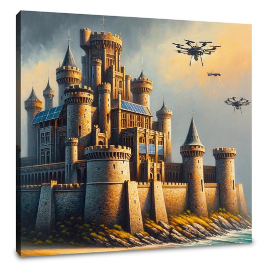 Tomorrow's Castle Sunrise Canvas - Main Image