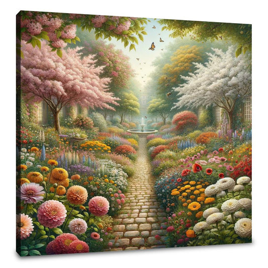 Spring Garden Serenade Canvas - Main Image