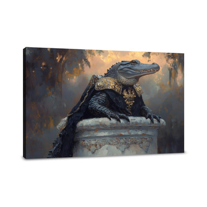 Armoured Alligator Canvas - Main Image