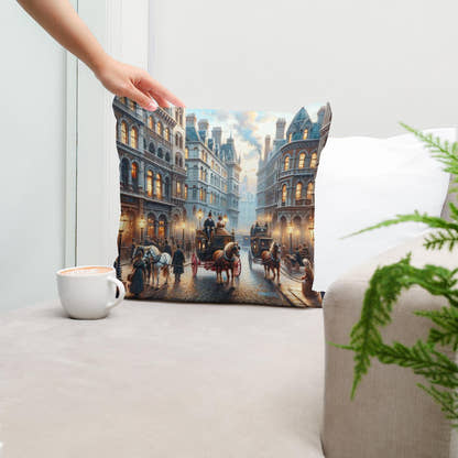 Victorian London Vista Cotton Cushion - Secondary Image 5