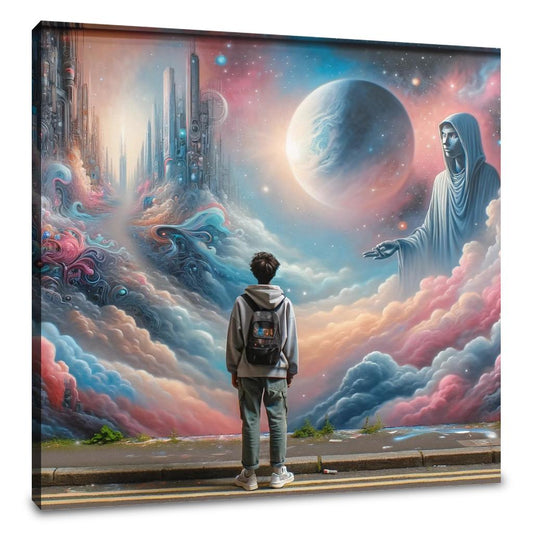 Urban Canvas of Dreams Canvas - Main Image