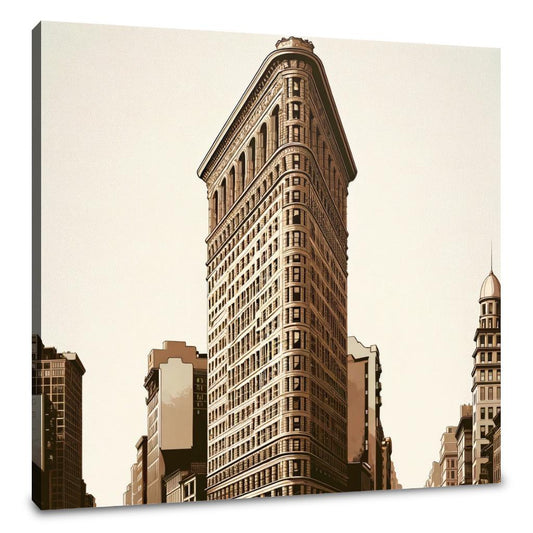 Flatiron Facade Canvas - Main Image