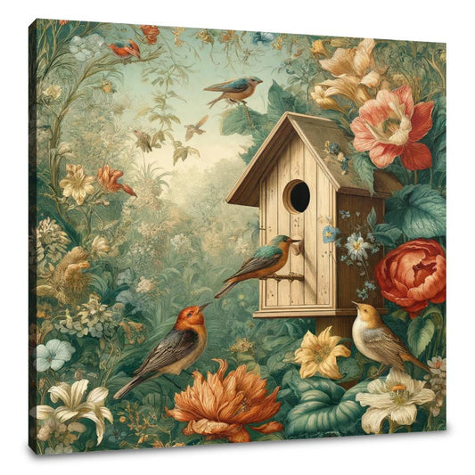 Springtime Nest Haven Canvas - Main Image