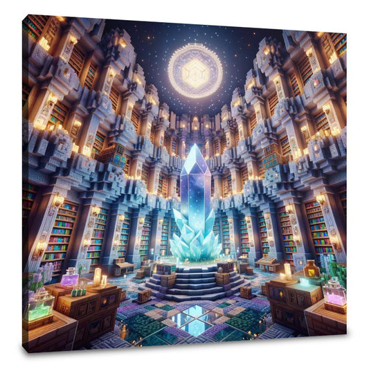 Enchanted Shelves Canvas - Main Image