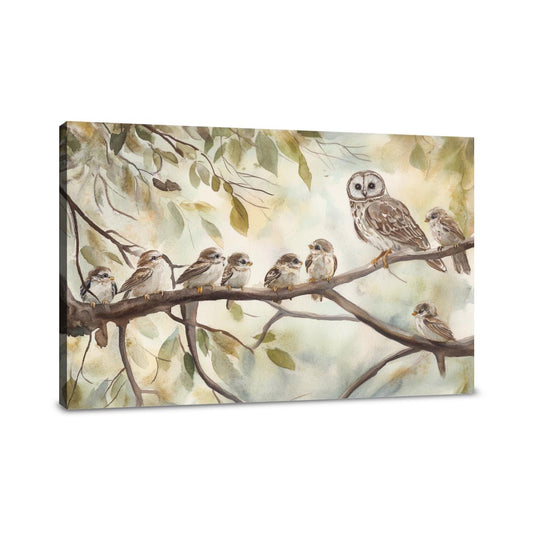 Feathered Beginnings Canvas - Main Image