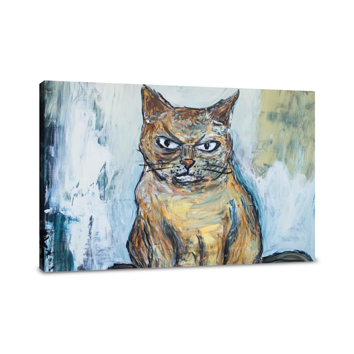 Grumpy Cat's Day Canvas - Main Image