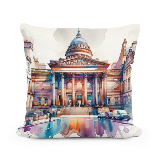 Edinburgh Walker Gallery Watercolor Essence Cotton Cushion - Main Image