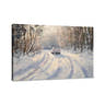 Snowy Car on Winter Canvas - Main Image