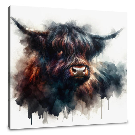 Highland Cow Soul Canvas - Main Image