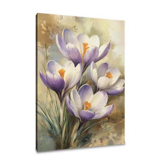 Crocus Awakening Canvas - Main Image
