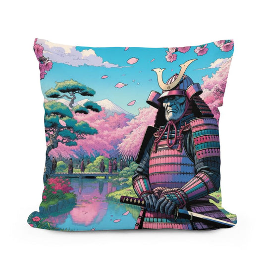 Blossom Warrior Cotton Cushion - Main Image