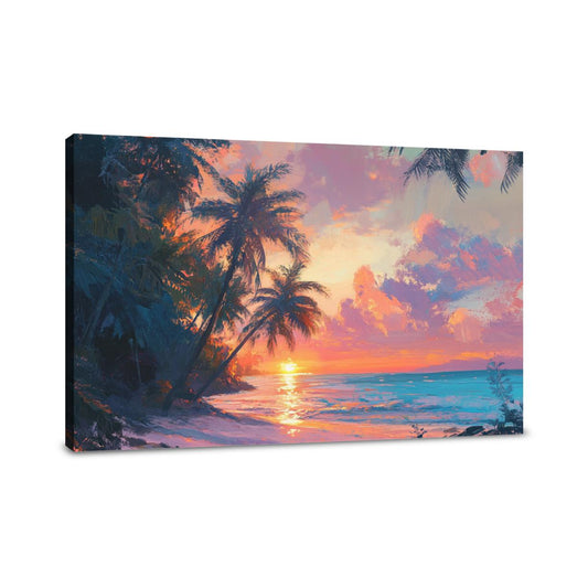 Tropical Sunrise Bliss Canvas - Main Image