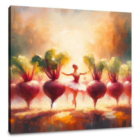 Beetroot Ballet Bliss Canvas - Main Image