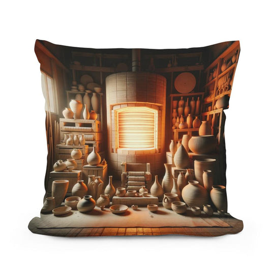 Kiln Glow Cotton Cushion - Main Image