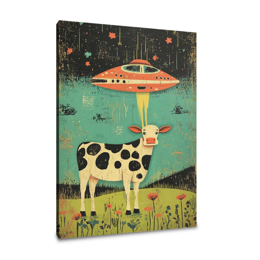 Cosmic Cow Canvas - Main Image