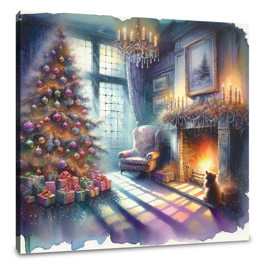 Solitary Christmas Nostalgia Canvas - Main Image
