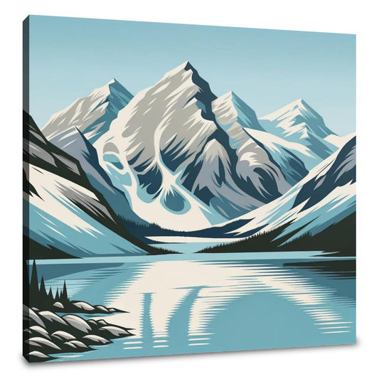 Alpine Serenity Canvas - Main Image