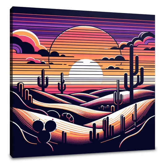Dusk Mirage Canvas - Main Image