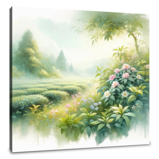 Tranquil Teagarden Canvas - Main Image