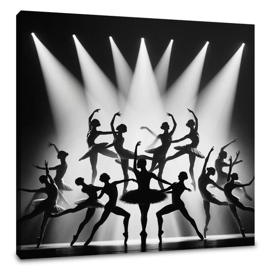 Silhouette Ballet Canvas - Main Image