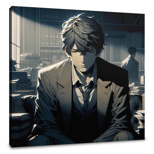 Detective's Solitude Canvas - Main Image