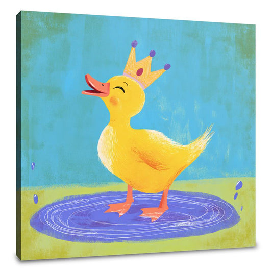 Crowned Duckling Canvas - Main Image