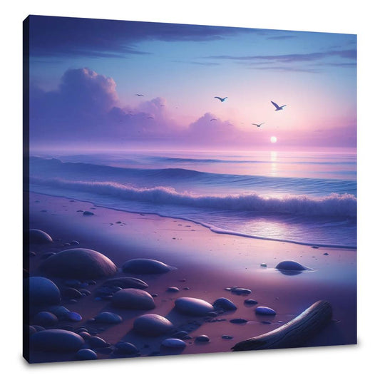 Dusk Beach Serenity Canvas - Main Image