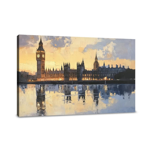 Golden Majesty of Big Ben Canvas - Main Image