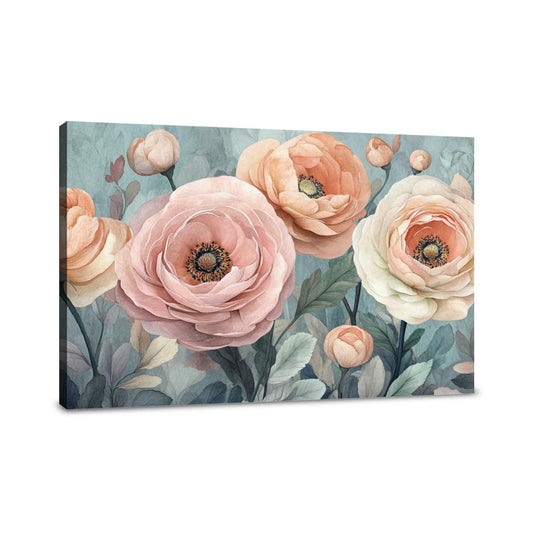Ranunculus Bloom Canvas - Main Image