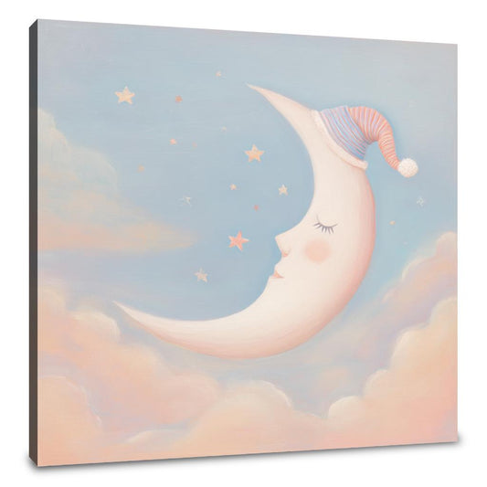 Sleeping Moon Dream Canvas - Main Image