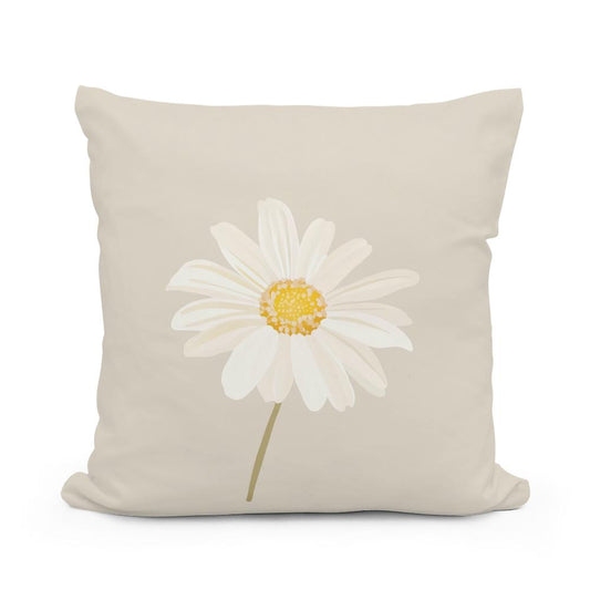 Daisy Elegance Cotton Cushion - Main Image