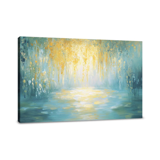 Sunlit Droplets Canvas - Main Image