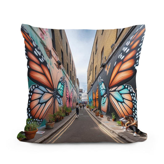Butterfly Lane Cotton Cushion - Main Image
