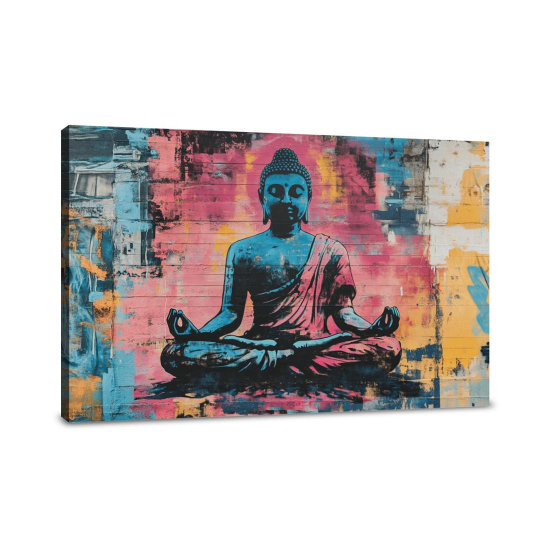 Meditation Graffiti Canvas - Main Image