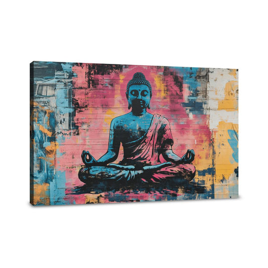 Meditation Graffiti Canvas - Main Image