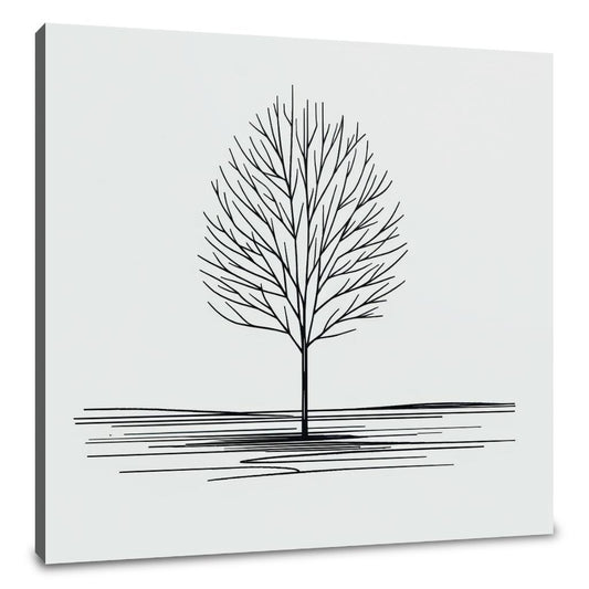Solitary Tree Canvas - Main Image