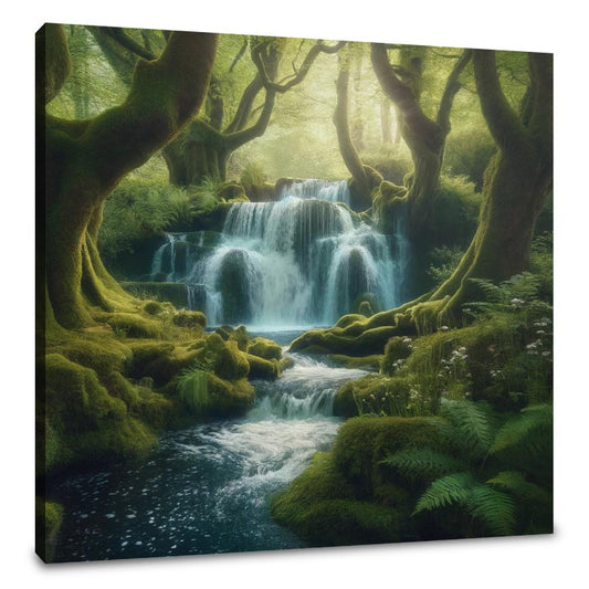 Mystical Cascade Canvas - Main Image