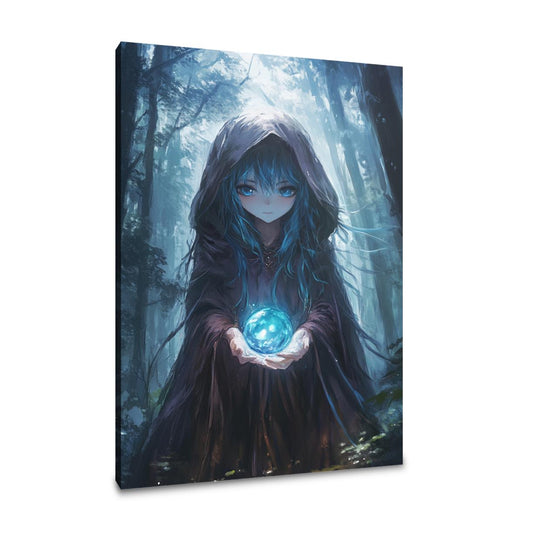 Sorceress of the Enchanted Canvas - Main Image