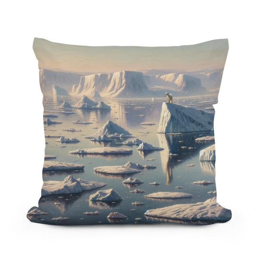 Arctic Elegance Cotton Cushion - Main Image