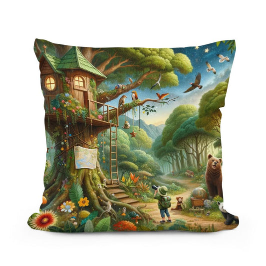 Jungle Adventure Cotton Cushion - Main Image
