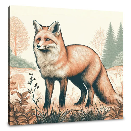 Forest Fox Canvas - Main Image