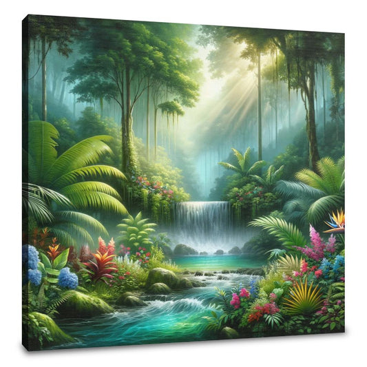 Rainforest Tranquility Canvas - Main Image