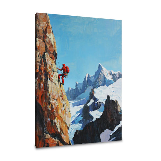 Climber's Ascent Canvas - Main Image