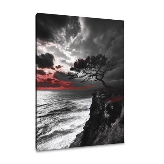 Passionate Sunset Tree Canvas - Main Image