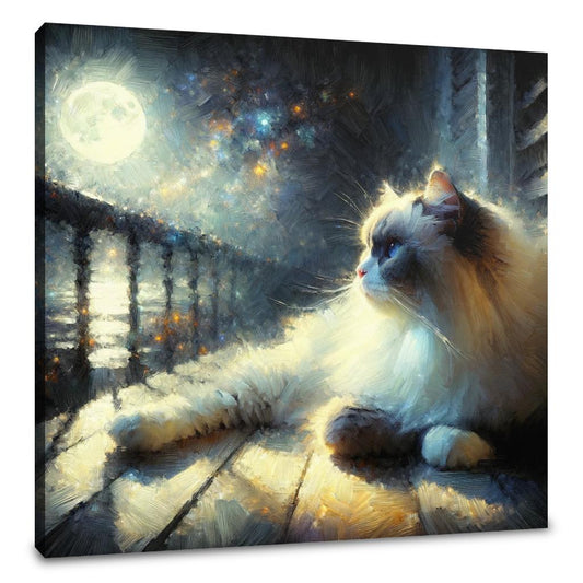 Moonlit Serenity Canvas - Main Image