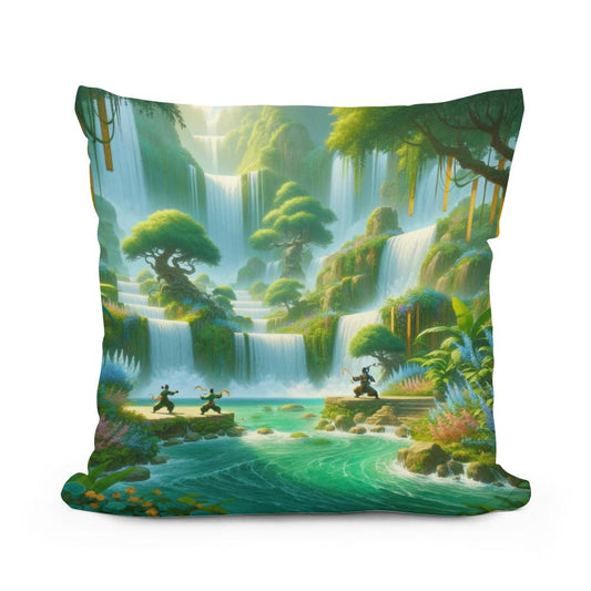 Pandaren Falls Cotton Cushion - Main Image