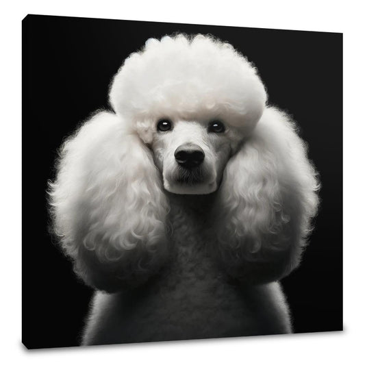 Regal Poodle Canvas - Main Image