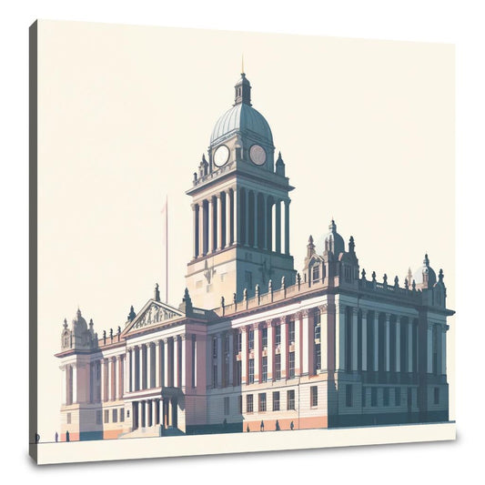 Leeds Town Hall Elegance Canvas - Main Image